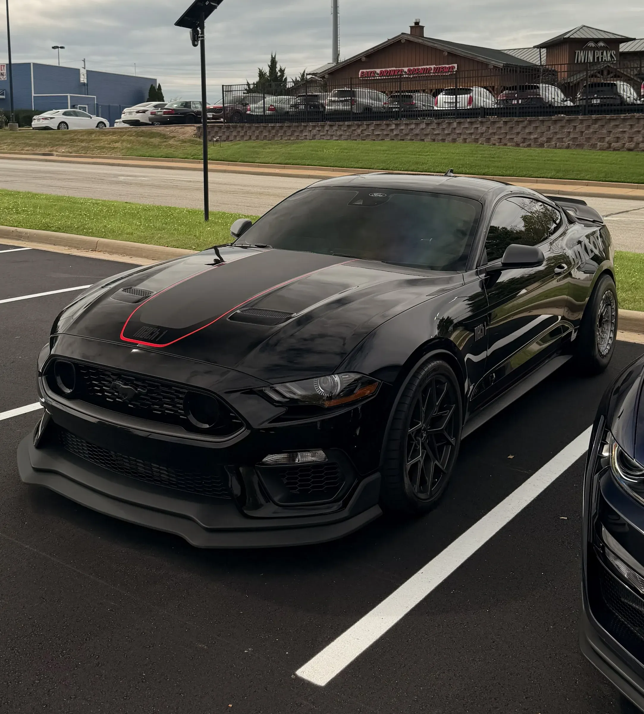 Black Mustang Mach 1